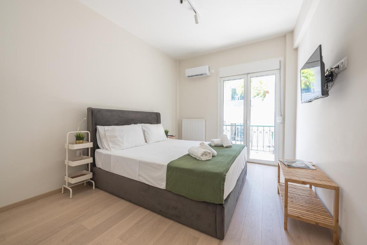 Stylish 2Bdr Apt By Acropolis Atene Esterno foto